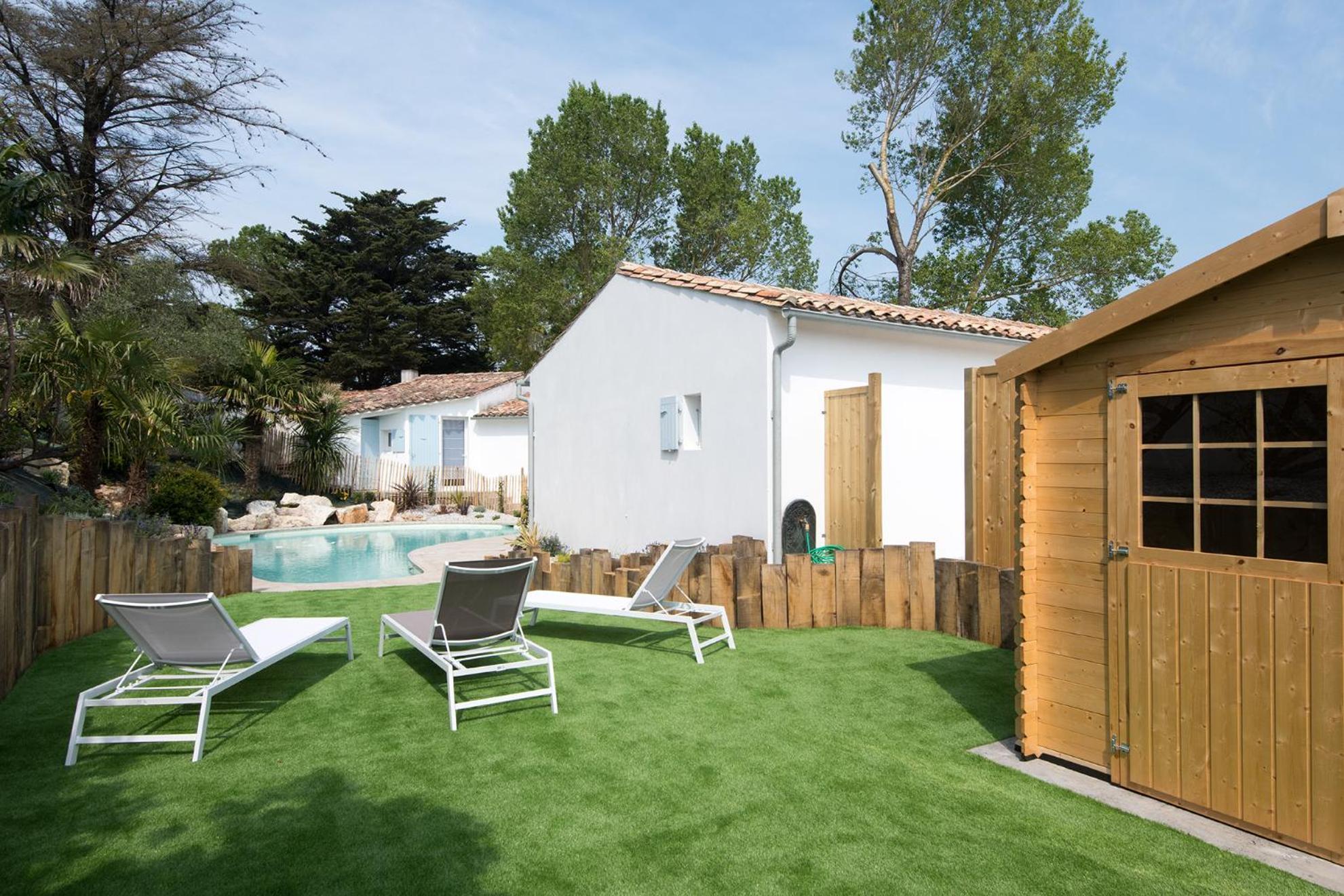 Tres Belle Villa Avec Piscine Le Bois-Plage-en-Ré Exterior foto